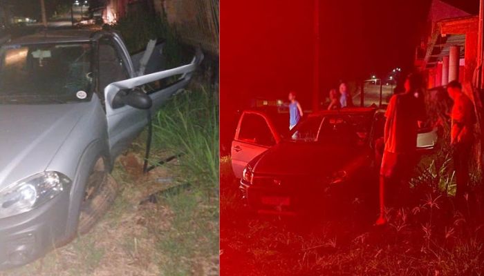 Catanduvas - Condutor embriagado foge de abordagem da PRF, perde o controle e bate veículo